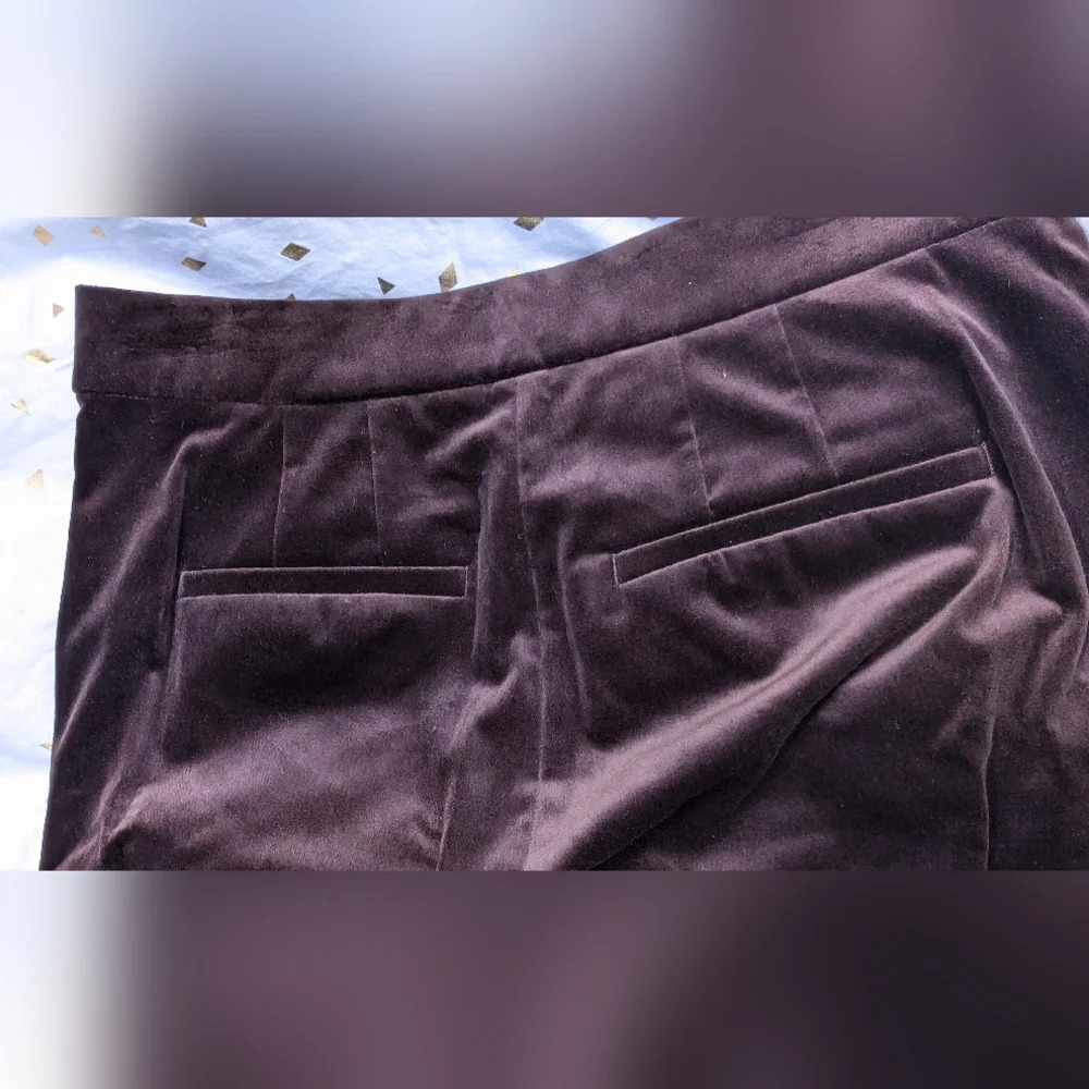 New A.L.C. Sophie Pant - Chocolate Plum Size 6 - image 8